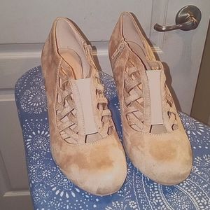 Journee suede ankle boot